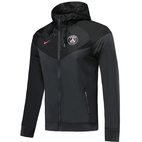 Windjacke Paris Saint Germain 2019-20 Schwarz Fussballtrikots Günstig